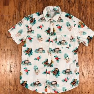 Star Wars Floral Button Front Shirt